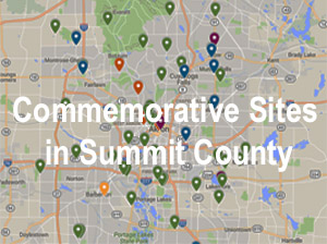 Google map of commemorative sites in Summit County