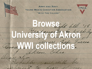 browse University of Akron World War I collections