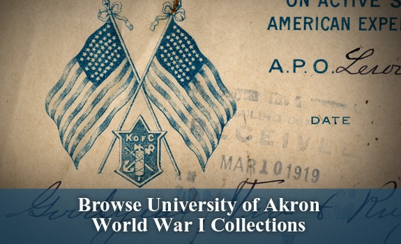 browse University of Akron World War I collections